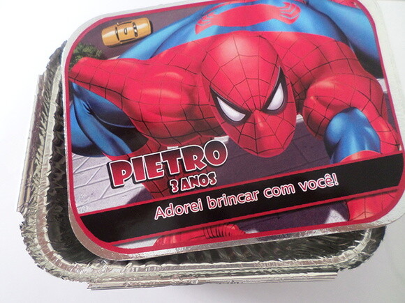 Marmitinhas Personalizadas Homem Aranha