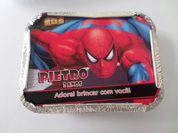 Marmitinhas Personalizadas Homem Aranha