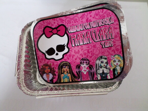 Marmitinhas Personalizadas Monster High