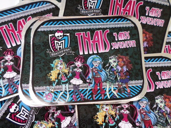 Marmitinhas Personalizadas Monster High