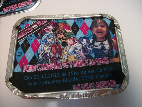 Marmitinhas Personalizadas Monter High