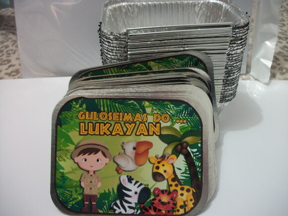 Marmitinhas Personalizadas safari