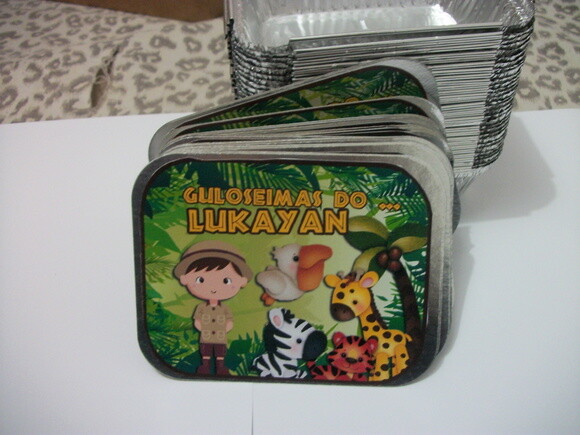 Marmitinhas Personalizadas safari