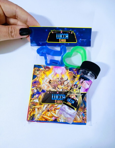 Massinha Mais Bolha de Sabão Personalizados