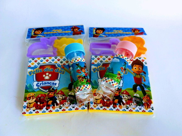 Massinha Mais Bolha de Sabão Personalizados