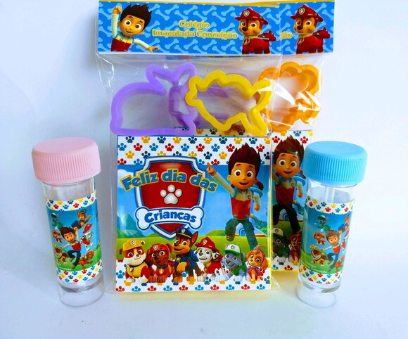 Massinha Mais Bolha de Sabão Personalizados