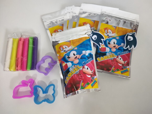 Massinha Personalizada Sonic