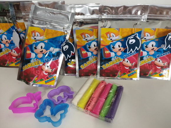 Massinha Personalizada Sonic