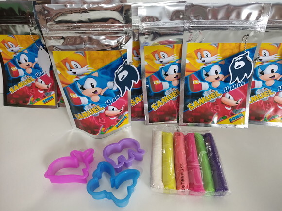 Massinha Personalizada Sonic