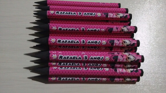 Mini Lapis Personalizado Minnie