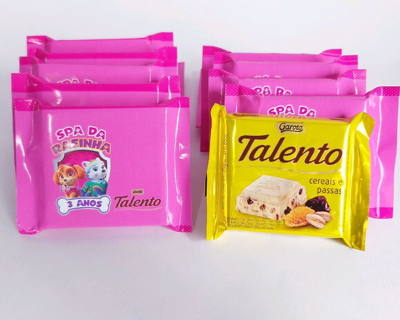 Mini Talento Personalizado Patrulha Canina