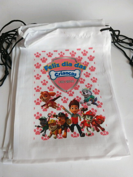 Mochilinhas Personalizadas Patrulha Canina