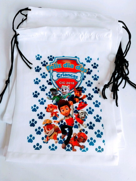 Mochilinhas Personalizadas Patrulha Canina
