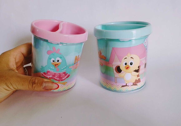 Porta Lápis Personalizado Galinha Pintadinha