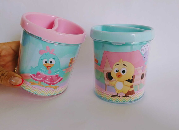 Porta Lápis Personalizado Galinha Pintadinha