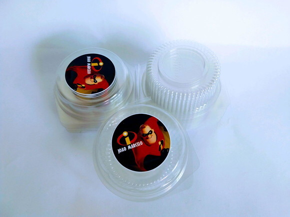 Pote de Bolo Personalizado os Incríveis