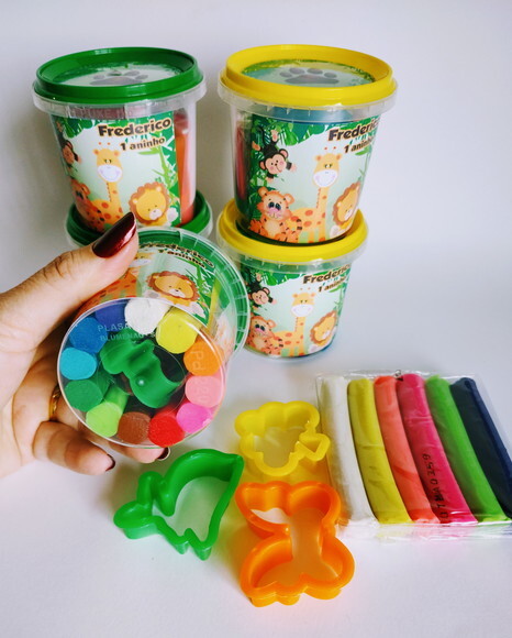 Pote de Massinha Personalizada