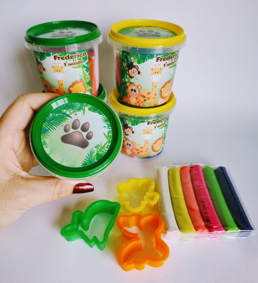Pote de Massinha Personalizada