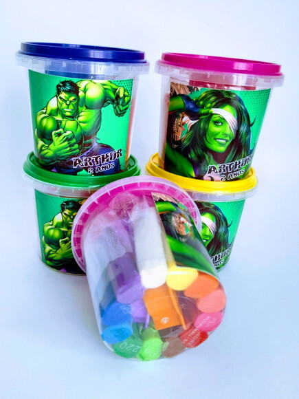 Pote de Massinha Personalizada