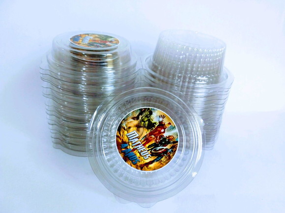 Pote de Bolo Personalizado os Vingadores