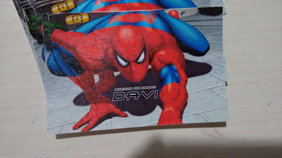Rotulo bolinha de sabao homem aranha