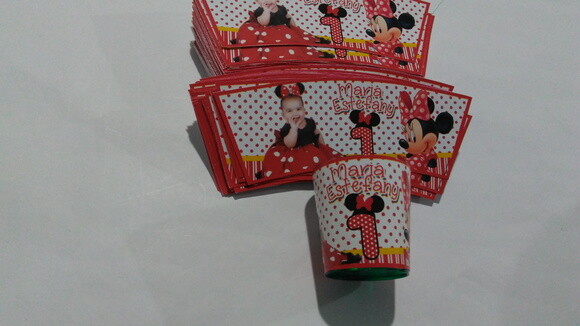 rotulo copinho brigadeiro minnie