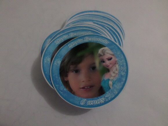 Rotulo latinha frozen