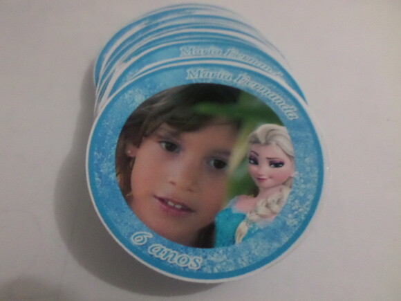 Rotulo latinha frozen