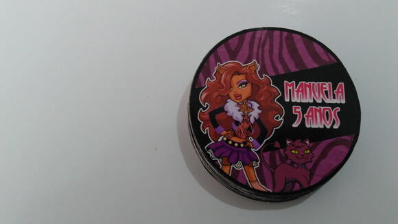 Rotulo para agua monster high