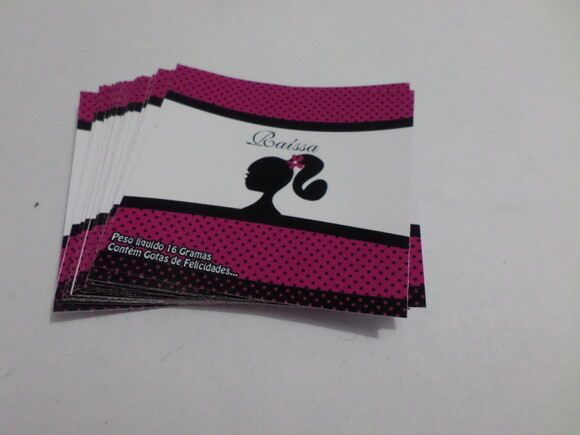 Rotulo para baton da barbie