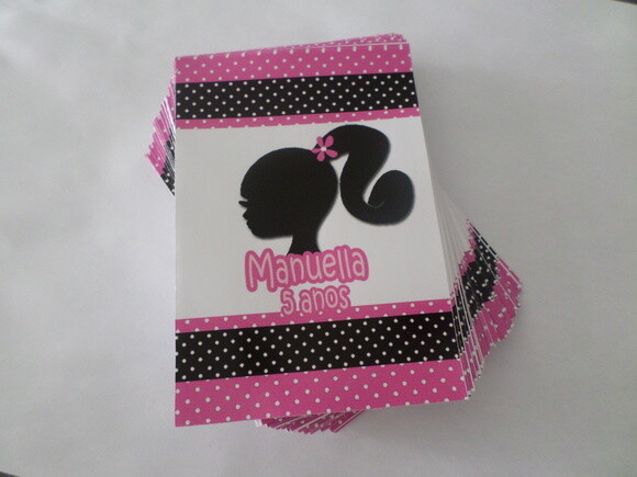 rotulo para bisnaga barbie paris