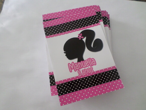 rotulo para bisnaga barbie paris