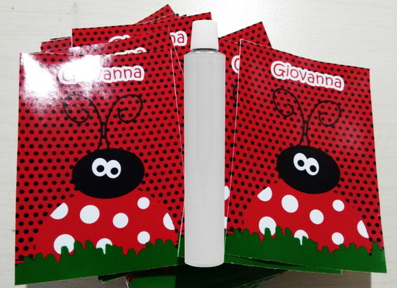Rotulo para Bisnaga de Alumino Personalizado