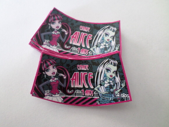 rotulo para esmalte monster high
