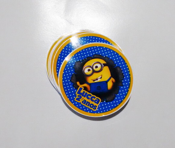 Rotulo para Latinha Minions