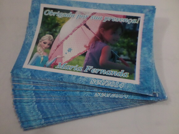 Rotulo para sacolinhas frozen