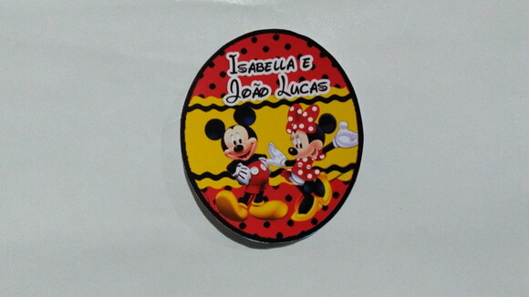 Rotulo para tubet da minnie e mickey