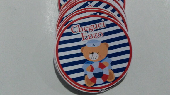Rotulo Personalizado para Latinha Marinheiro