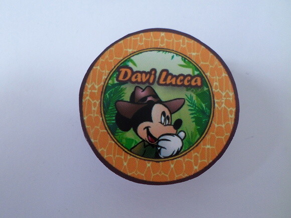 Rótulo Personalizado para Latinha Mickey Safari