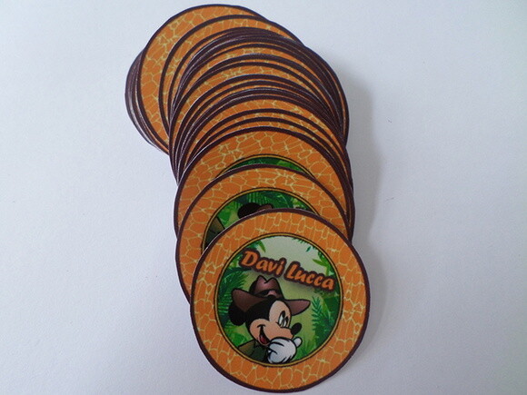 Rótulo Personalizado para Latinha Mickey Safari
