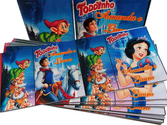 Rotulo Personalizado para Todynho Branca de Neve