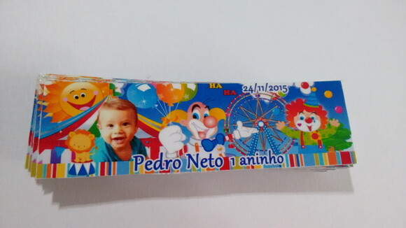 Rotulo pra Papinha circo