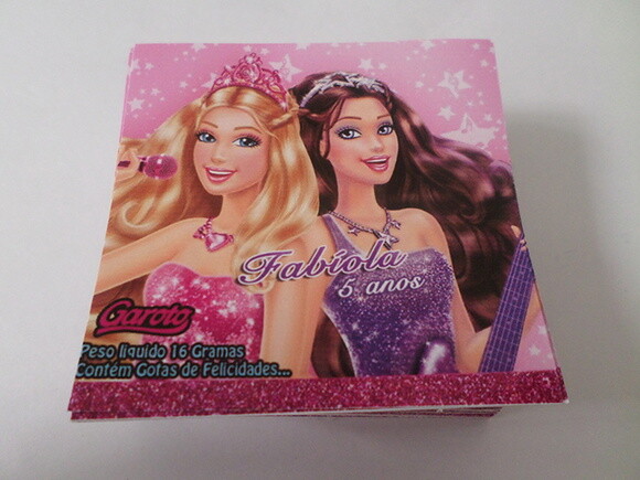 Rótulos para Baton barbie pop star