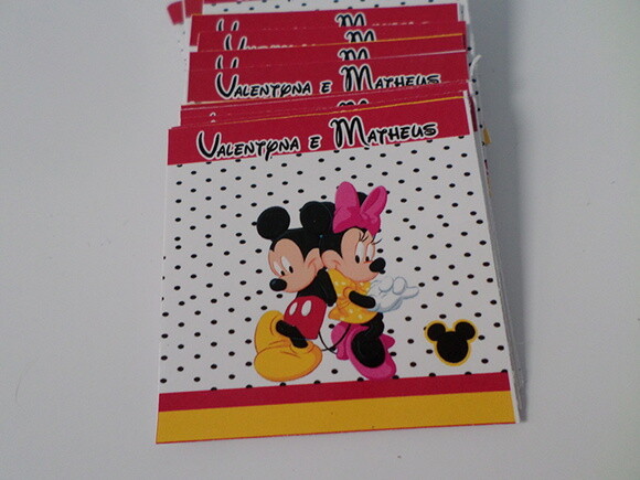Rótulos para baton do mickey