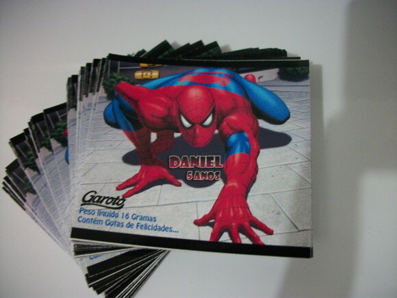 Rótulos Para Baton homem aranha