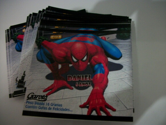 Rótulos Para Baton homem aranha