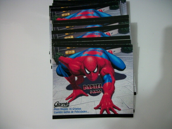 Rótulos Para Baton homem aranha