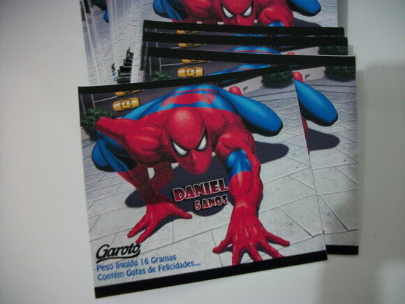 Rótulos Para Baton homem aranha