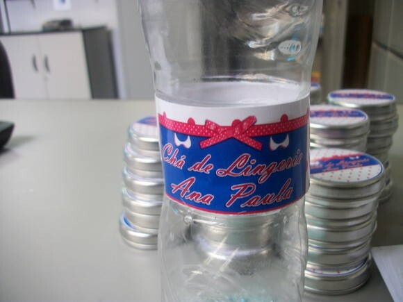 Rótulos para Garrafinha de agua