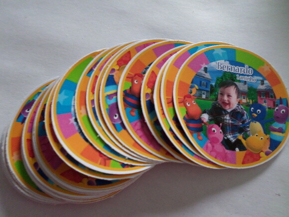 Rotulos para latinha backyardigans